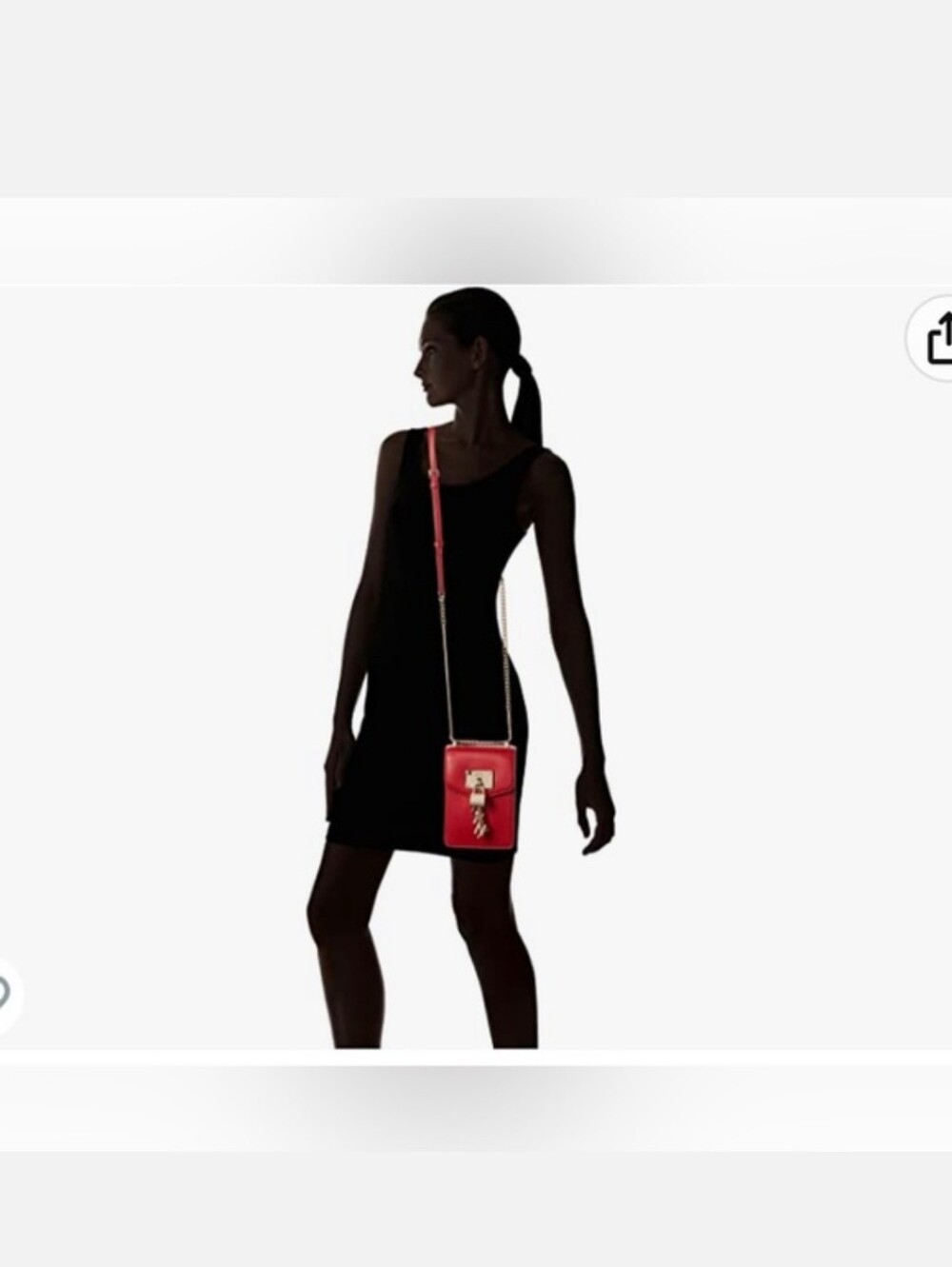 DKNY Elissa North South Mini Crossbody Bsg EUC - Picture 10 of 15
